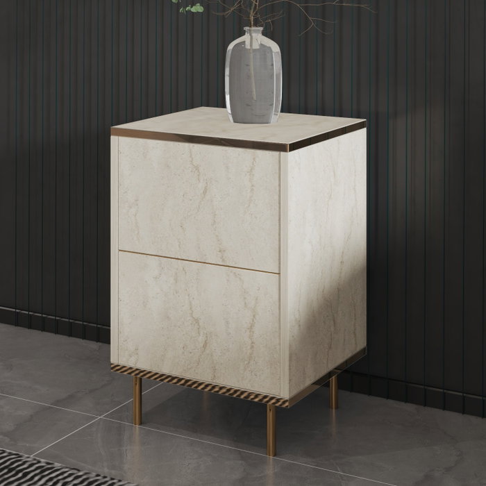 Hanah Home Imaj - Travertino, Gold